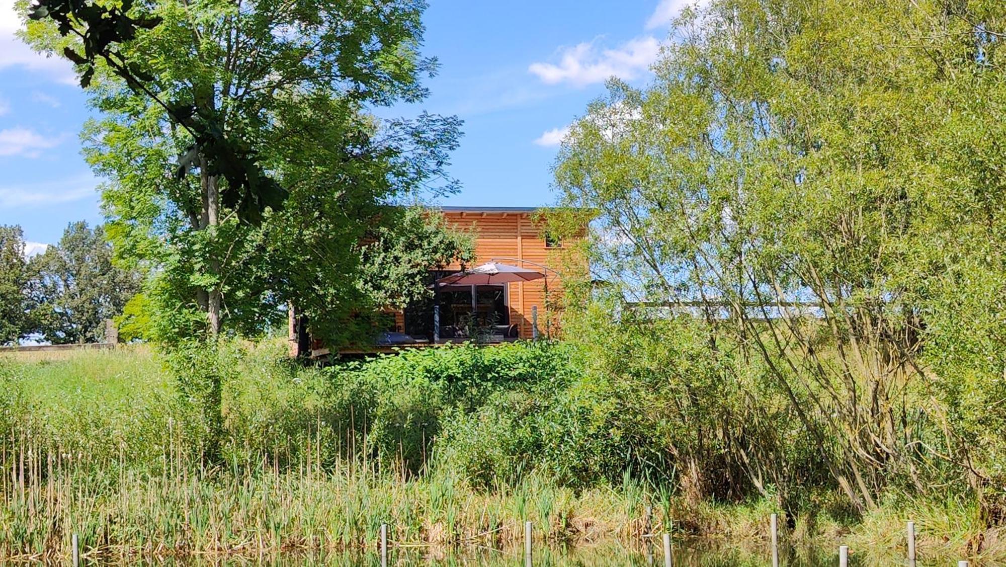 Вилла Tinyhousebeidresden 3 Fuer 2 - 7 Personen, Naehe Saechsische Schweiz, Dresden, Mit Badeteich Grossharthau Экстерьер фото