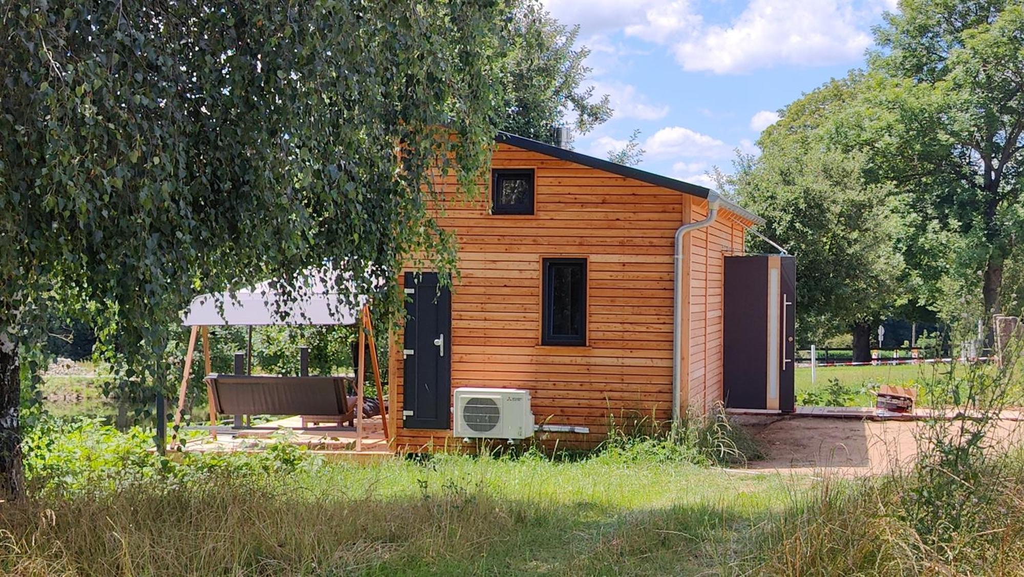 Вилла Tinyhousebeidresden 3 Fuer 2 - 7 Personen, Naehe Saechsische Schweiz, Dresden, Mit Badeteich Grossharthau Экстерьер фото
